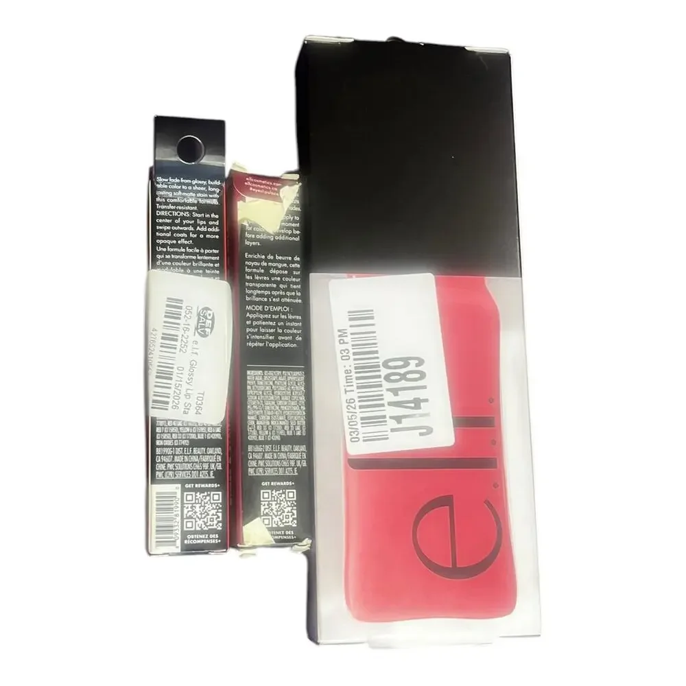 Elf 6 Piece Lip Set - 4 Lip Oils and 2 Lip Stains NWT